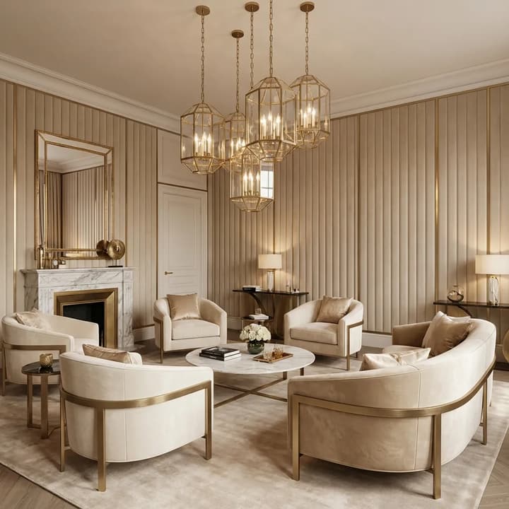 Klassisches Wohnzimmerdesign