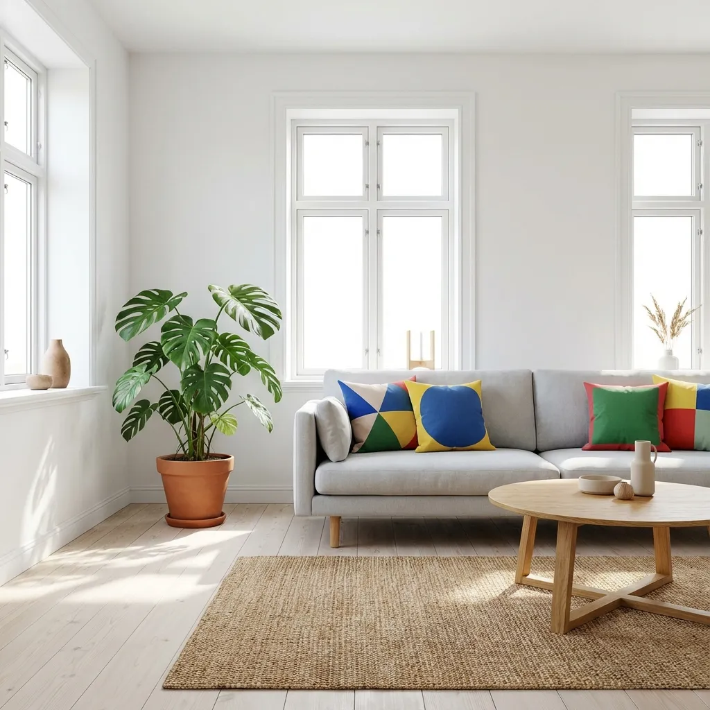 Skandinavisches Wohnungsdesign